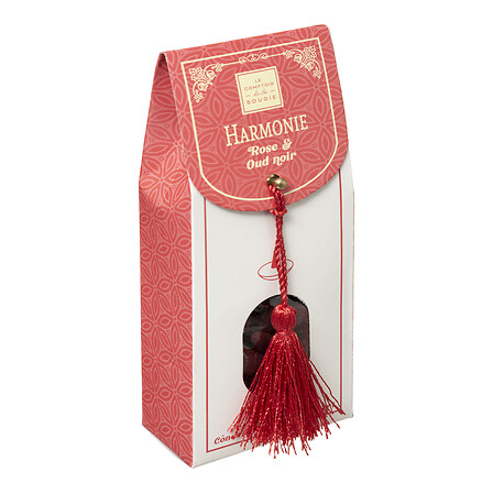 Atmosphera Doli Lot 30 Cônes Encens Harmonie Rose Oud Noir avec Support