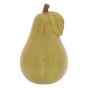 Atmosphera Poire Décorative Nirina Céramique Verte 15cm
