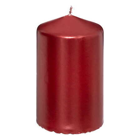 Atmosphera Bougie Cylindrique Rouge Satiné 335g