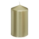 Atmosphera Bougie pilier décorative or satiné 335g