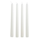 Atmosphera 4 Bougies Bâton Blanches Satinées 192g