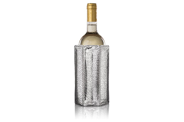 Vacu Vin Manchon Réfrigérant Actif pour Vin Argenté