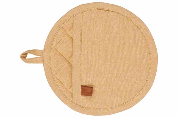 Manique Tissu Coton Or Ambré Ø 20 cm Cosy & Trendy