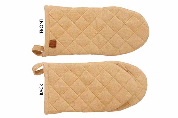 1 Gant de cuisine Cosy & Trendy Amber Gold Tissu 31 cm