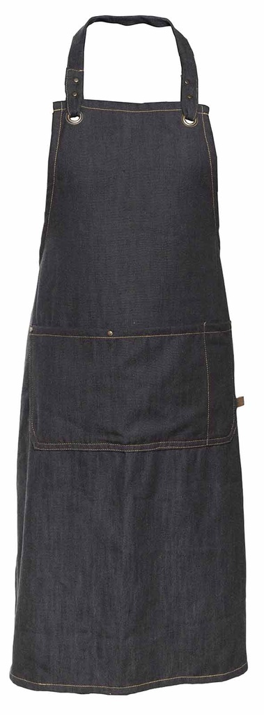 Cosy & Trendy Tablier de cuisine Denim Bleu Foncé avec poche
