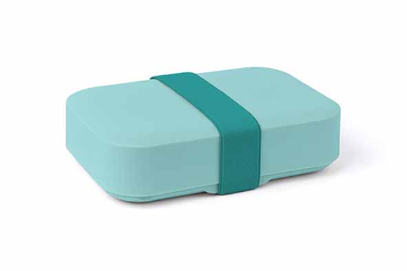 Day to Day Boîte Repas Essentielle Nomade Turquoise 750ml Élastique