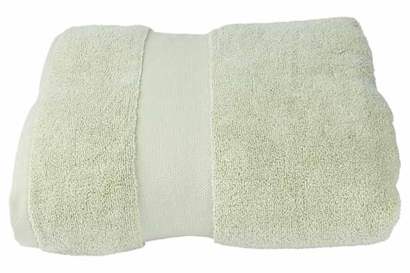 Billynn Serviette de Bain PUUR Coton Vert Sauge 650g/m² 100x200cm