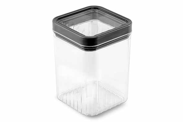 Curver KARA Boîte Conservation Hermétique Carrée 1.2L Anthracite
