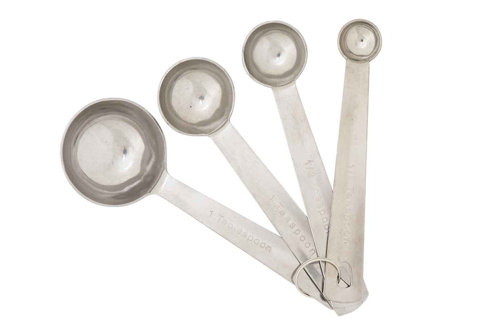Cosy & Trendy Cuillères Doseuses Inox Lot de 4 (1.25-15ml)