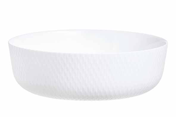 Luminarc Smart Cuisine Wavy Plat à Four Rond D22cm Blanc