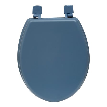 5Five Abattant WC Couleurs Bleu Pétrole MDF Ovale Fermeture Standard Universel