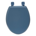 5Five Abattant WC Couleurs Bleu Pétrole MDF Ovale Fermeture Standard Universel