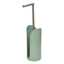 5Five Dérouleur papier WC avec réserve Vert Céladon Acier Inoxydable