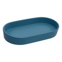 Plateau Ovale 5Five en Silicone Bleu pour Rangement & Décoration