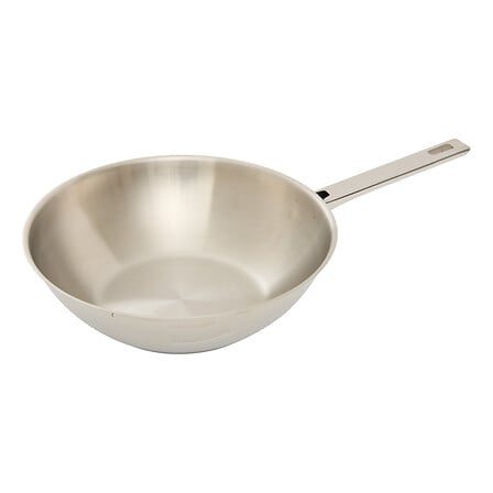 5Five Wok Brillance Inox Diamètre 28 cm Tous Feux