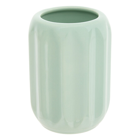 Pot à brosse à dents 5Five Suny Colorama Céramique Vert Céladon Ø8cm