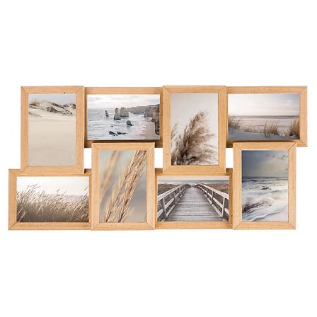 Atmosphera Pêle-mêle Mia 8 photos 10x15 cm Bois Naturel