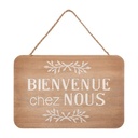 Plaque de porte Krystel 25 x 17 cm assorti