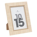 Cadre photo Atmosphera Thea 10x15 cm beige à poser