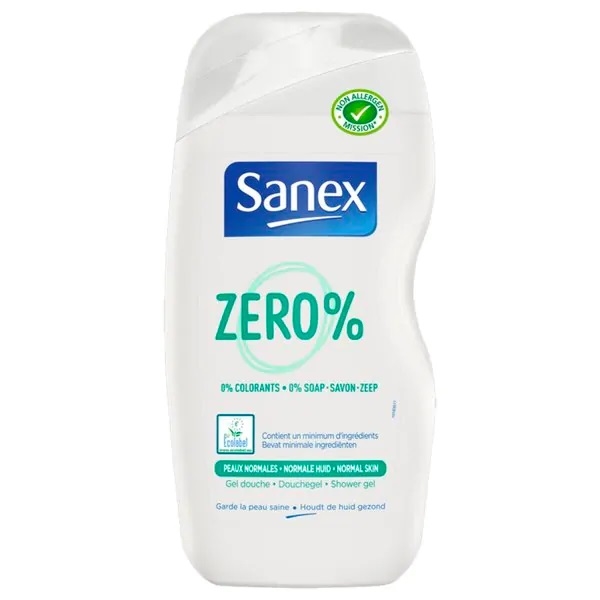 Sanex Gel Douche ZERO% Peaux Normales 500ML
