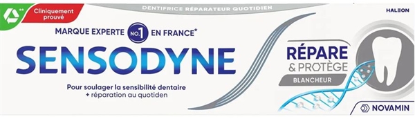 Sensodyne Dentifrice Répare & Protège Blancheur Dents Sensibles 75ml