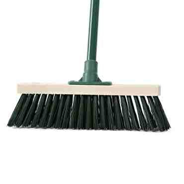 BALAI EXTERIEUR EN PVC VERT + MANCHE DE 1.2M