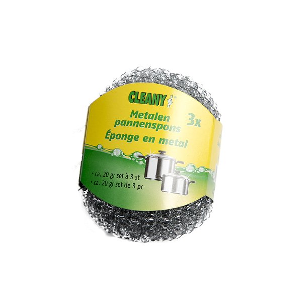 ÉPONGES ABRASIVES POUR CASSEROLES - 3 PIÈCES