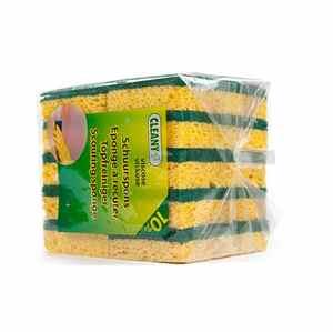 ÉPONGE À RÉCURER VISCOSE 10 PIÈCES - 65 x 100 x 23MM