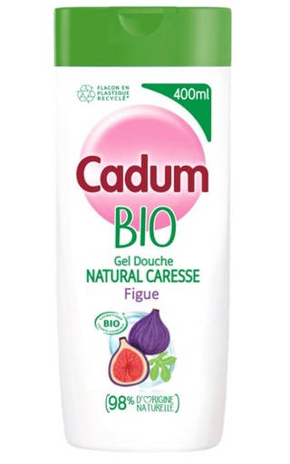 Cadum Douche 400ml Bio Figue Fr.
