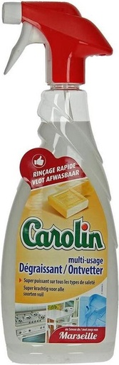 Carolin Spray 650ml Degraissant Marseille Nl.Fr.