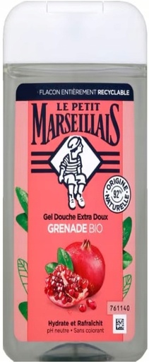 LE PETIT MARSEILLAIS GEL DOUCHE 400ML BIO GRENADE
