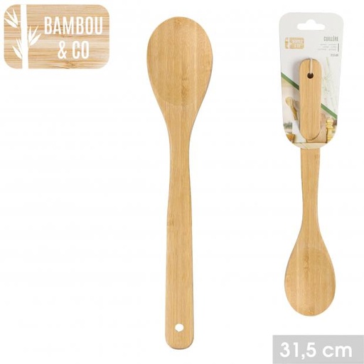 BAMBOU & CO - CUILLÈRE EN BAMBOU - 31,5CM