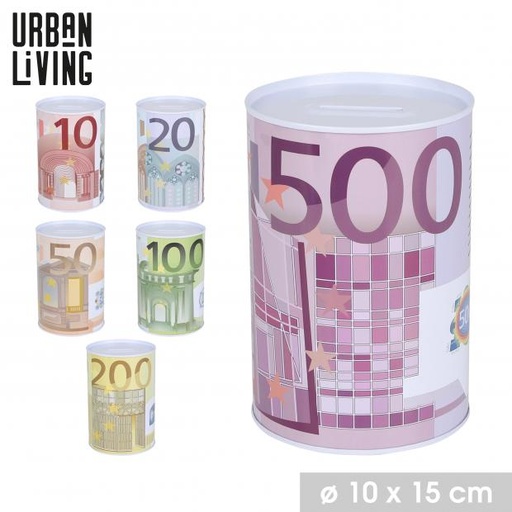 TIRELIRE DÉCOR EURO - 6 DESIGNS DISPONIBLES