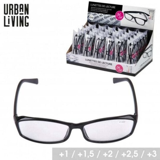 LUNETTES DE LECTURE NOIR DESIGN JET SET