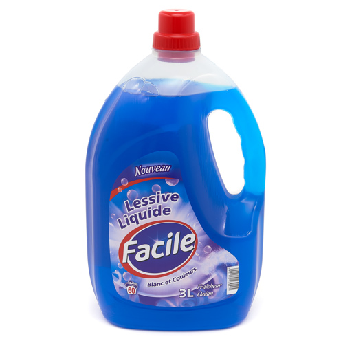 FACILE LESSIVE LIQUIDE 3L - 60SC - OCEAN