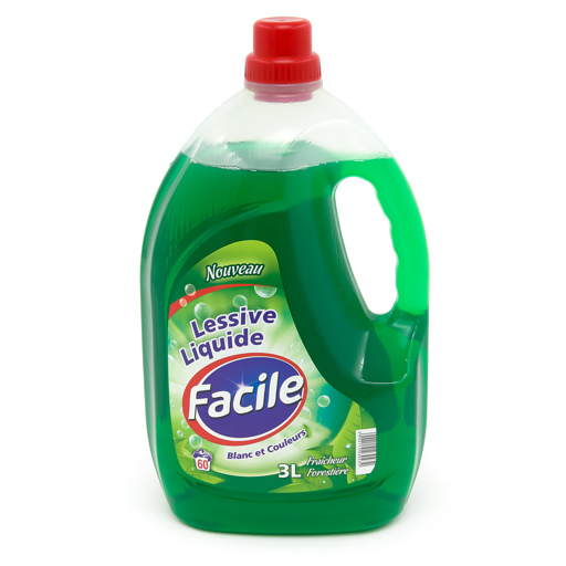 FACILE LESSIVE LIQUIDE 3L - 60SC - FRAÎCHEUR FORESTIÈRE