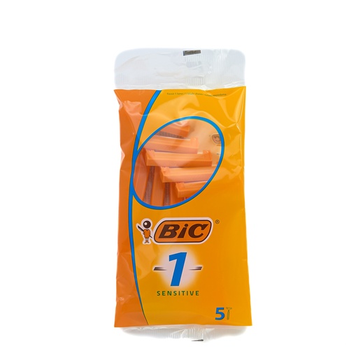 Bic rasoir 1 lame 5pcs sensitive