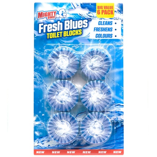Airpure Mighty Burst wc-bloc 6x50gr bleu