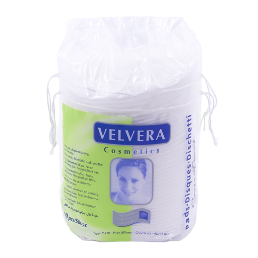 Velvera disques démaquillants maxi ovales 40pc