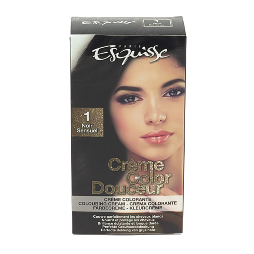 Esquisse coloration permanente 1 noir sensuel