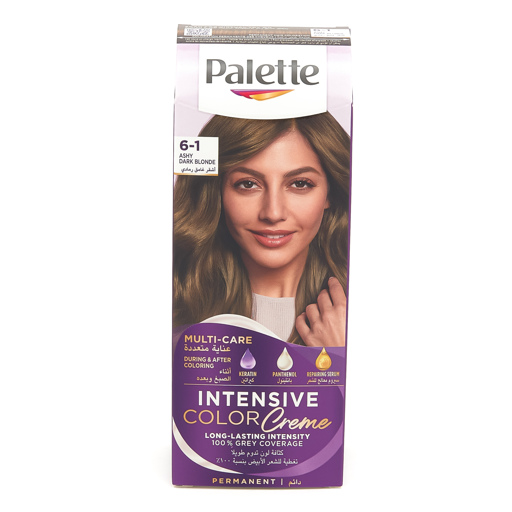 Palette Intensive Color Cream couleur de cheveux 6-1 blond foncé