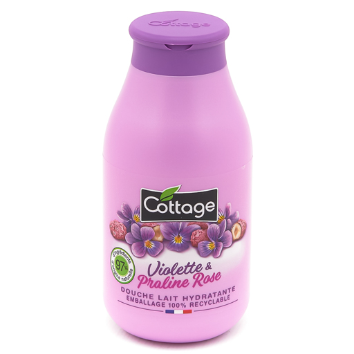 Cottage lait douche 250ml Violette & Praline Rose