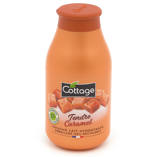 Cottage lait douche 250ml Caramel