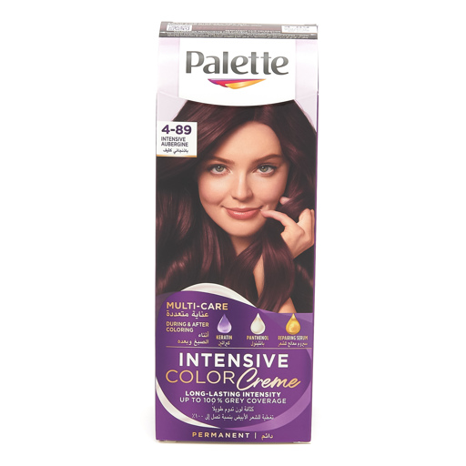 Palette Intensive Color Cream Coloration Pour cheveux 4-89 aubergine 