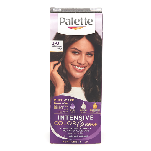 Palette Intensive Color Cream Coloration Pour cheveux 3-0 brun foncé
