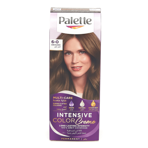 Palette Intensive Color Cream couleur de cheveux 6-0 blond foncé 