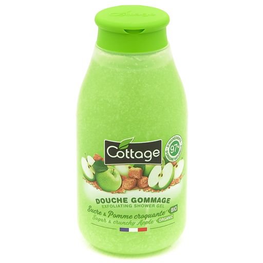 Cottage douche gommage 270ml Sucre et Pomme Croquante