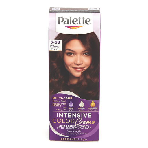 Palette Intensive Color Cream Coloration Pour cheveux 3-68 acajou foncé