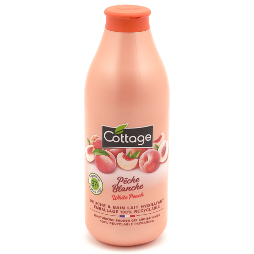 Cottage bain & douche 750ml Pêche blanche