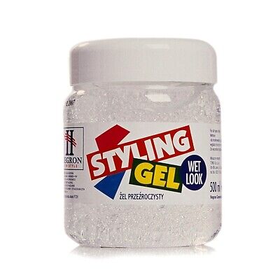 GEL CHEVEUX 500ML HEGRON TRANSPARENT WET LOOK